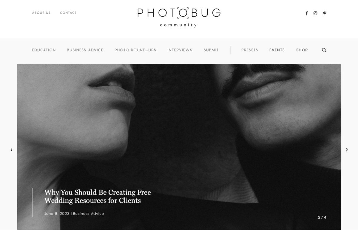 Photobug Community website